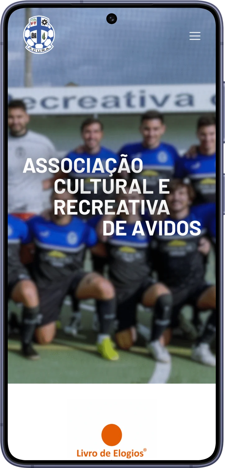 O clube no telemóvel