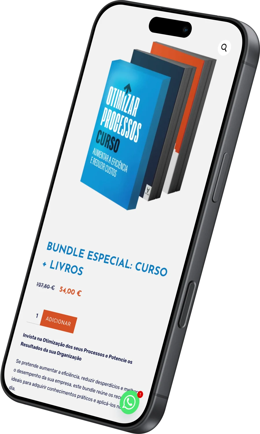 Experiência responsiva e checkout