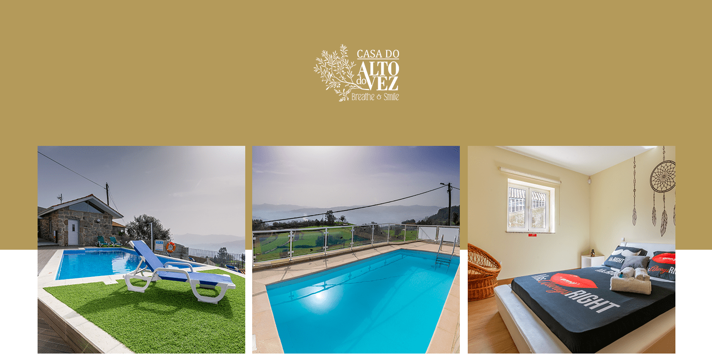 piscina com jardim quartos mobilados