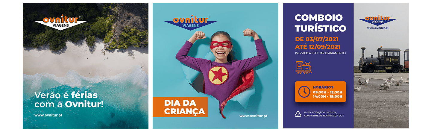 post de dia da criança e comboio turístico